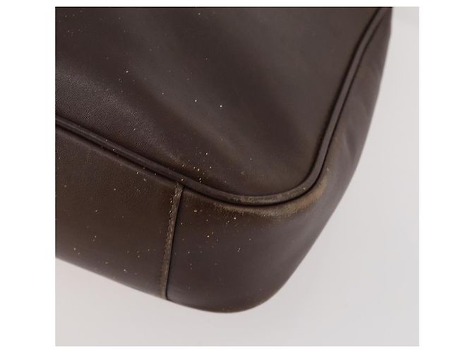 Borsa a mano in pelle Gucci Bamboo 2way marrone oro 001 3444 1638 Auth bs33606 D'oro - vista 9