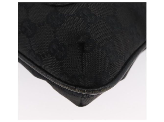 GUCCI GG Canvas Schultertasche Schwarz Silber 122793 Auth 173821 - Ansicht 15