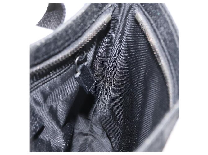 GUCCI GG Canvas Schultertasche Schwarz Silber 122793 Auth 173821 - Ansicht 20