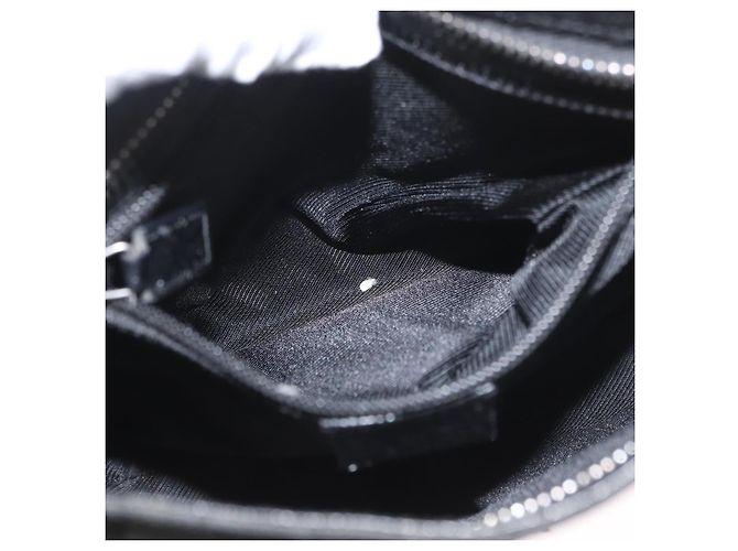 GUCCI GG Canvas Schultertasche Schwarz Silber 122793 Auth 173821 - Ansicht 23