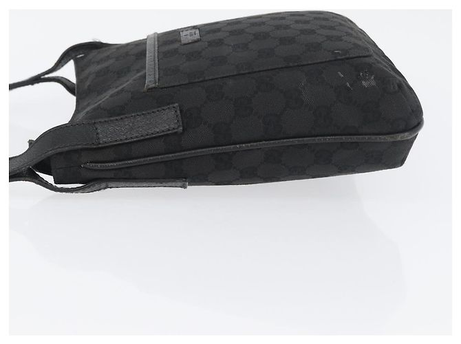 GUCCI GG Canvas Schultertasche Schwarz Silber 122793 Auth 173821 - Ansicht 4