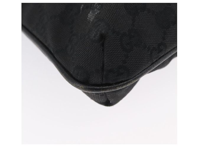 GUCCI GG Canvas Schultertasche Schwarz Silber 122793 Auth 173821 - Ansicht 9