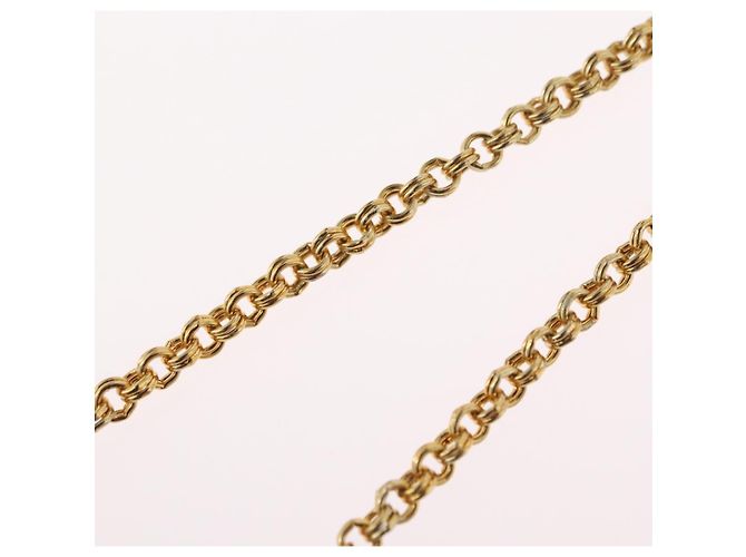 Collana Christian Dior metallo oro Auth BSZ414V D'oro - vista 13