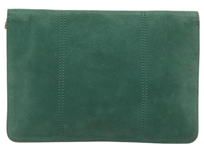 Borsa a Spalla FENDI in Pelle Verde Oro Auth bs33834 D'oro - vista 2