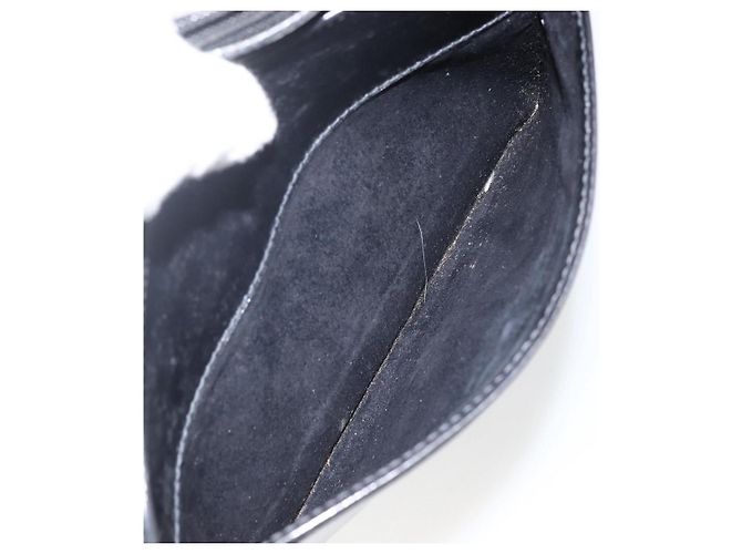Borsa a Spalla in Pelle Nera e Oro GUCCI 007 256 0051 Auth 174016 Nero D'oro - vista 22