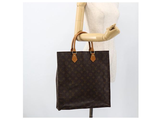 LOUIS VUITTON Borsa Sac Plat Monogram M51140 LV Auth BA11195 Monogramma - vista 19