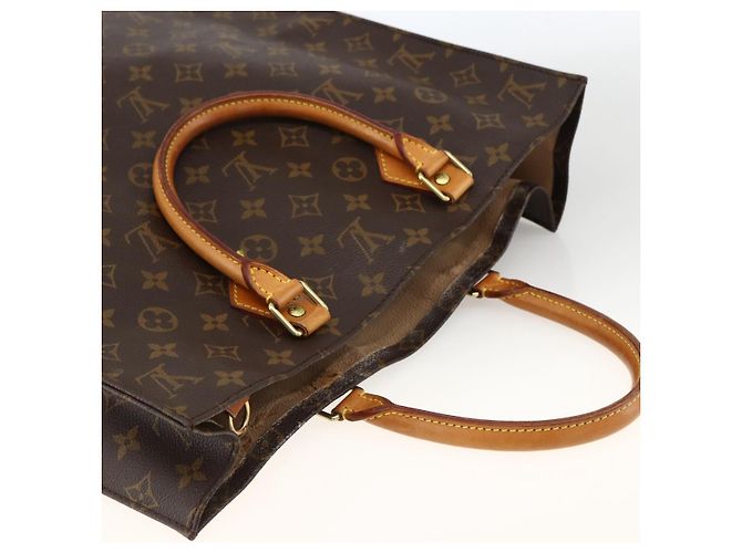 LOUIS VUITTON Borsa Sac Plat Monogram M51140 LV Auth BA11195 Monogramma - vista 6