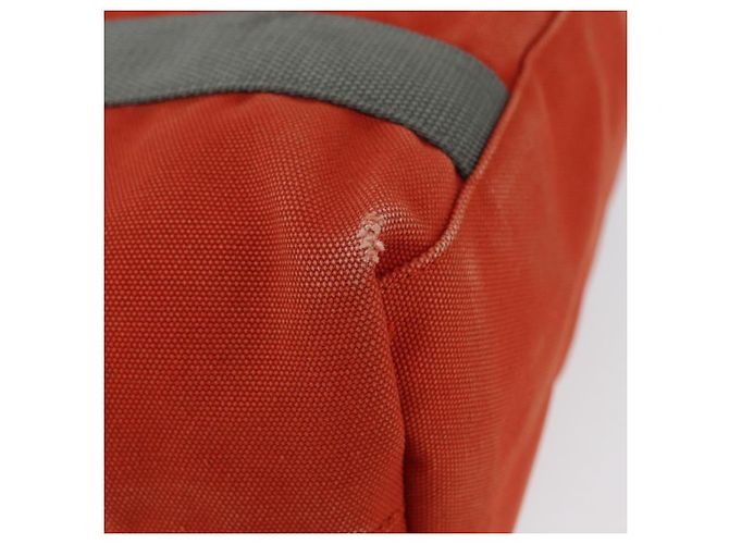 PRADA Borsa sportiva in tela arancione Auth 173993 - vista 10