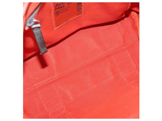 PRADA Borsa sportiva in tela arancione Auth 173993 - vista 11
