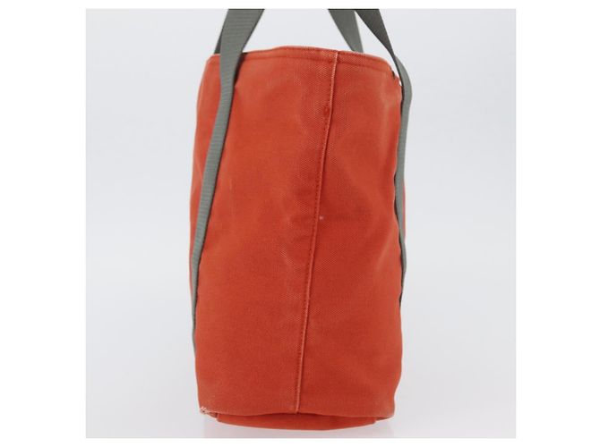 PRADA Borsa sportiva in tela arancione Auth 173993 - vista 3