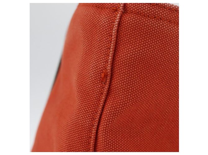 PRADA Borsa sportiva in tela arancione Auth 173993 - vista 4