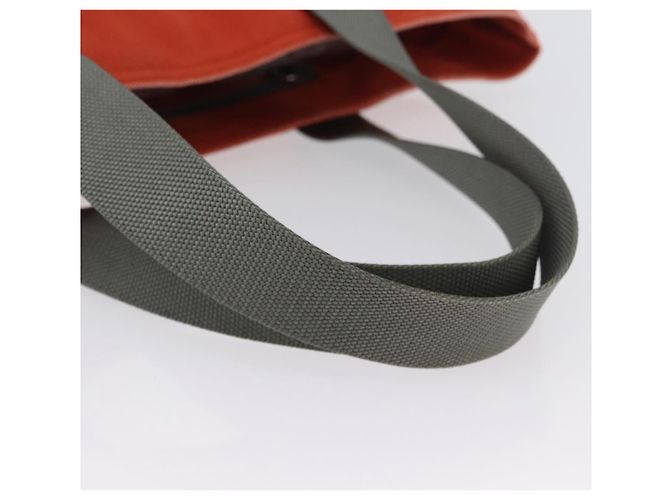 PRADA Borsa sportiva in tela arancione Auth 173993 - vista 8