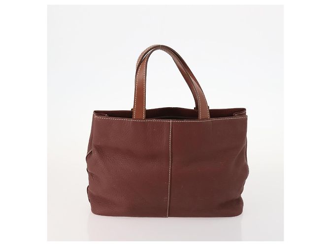 Borsa in pelle e nylon Burberry Nova Check Blue Label 5 pezzi blu marrone Auth mr2107 Beige - vista 18