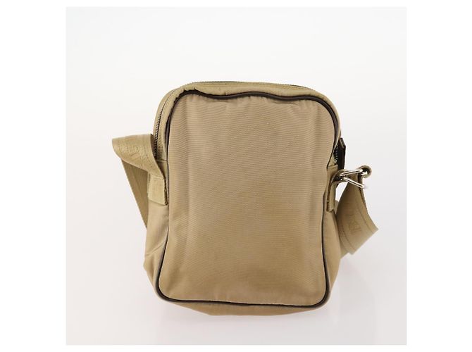 Borsa in pelle e nylon Burberry Nova Check Blue Label 5 pezzi blu marrone Auth mr2107 Beige - vista 23