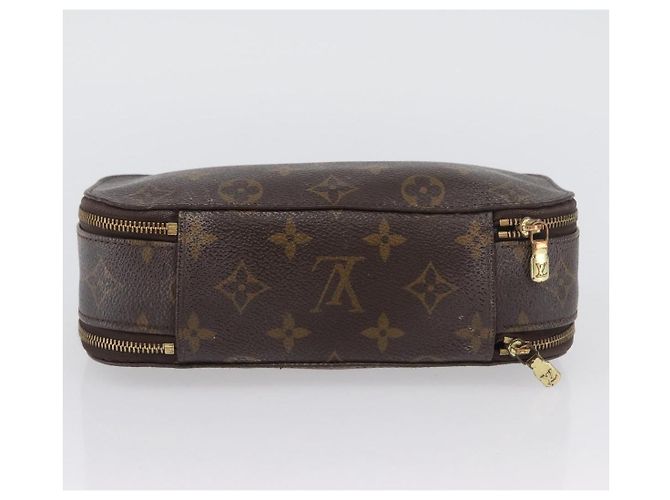 LOUIS VUITTON Trousse Monogram Blush GM Pochette Cosmetica M47505 LV Auth LNZ964 Monogramma - vista 6