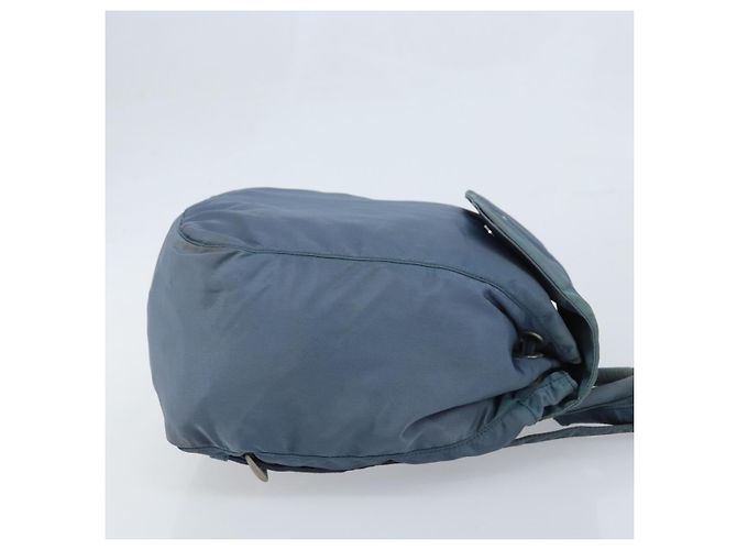 PRADA Backpack Nylon Baby Blue Silver Auth ti3674 Silvery Light blue - view 3
