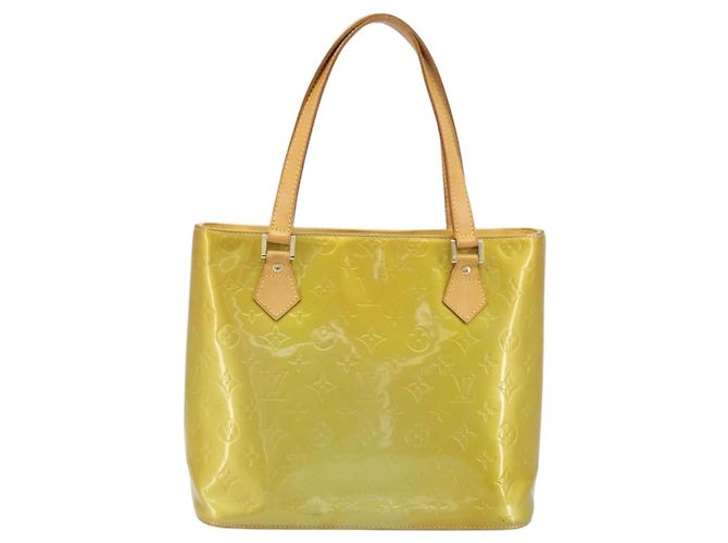 LOUIS VUITTON Monogram Vernis Houston Hand Bag Gris M91053 LV Auth BA10897 Grey - view 13