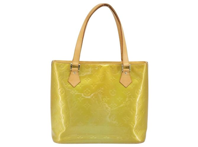 LOUIS VUITTON Monogram Vernis Houston Hand Bag Gris M91053 LV Auth BA10897 Grey - view 2