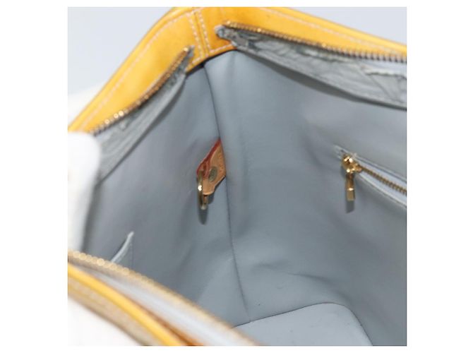 LOUIS VUITTON Monogram Vernis Houston Hand Bag Gris M91053 LV Auth BA10897 Grey - view 21