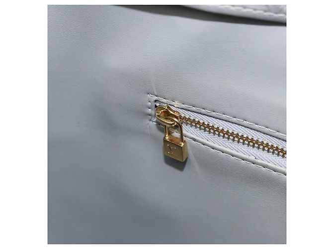 LOUIS VUITTON Monogram Vernis Houston Hand Bag Gris M91053 LV Auth BA10897 Grey - view 22