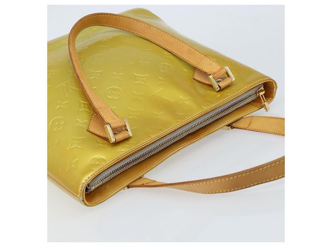 LOUIS VUITTON Monogram Vernis Houston Hand Bag Gris M91053 LV Auth BA10897 Grey - view 6