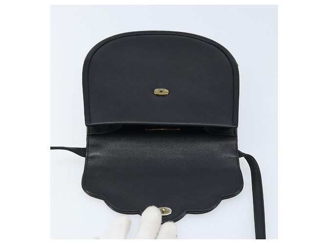 Borsa a Spalla in Pelle Nera e Oro Auth fm5171 di SAINT LAURENT Nero D'oro - vista 10