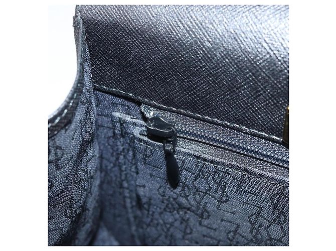 Borsa a Spalla in Pelle Nera e Oro Auth fm5171 di SAINT LAURENT Nero D'oro - vista 19