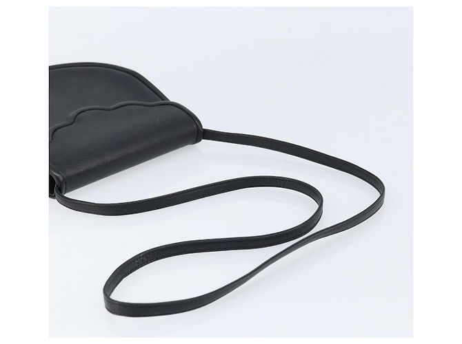 Borsa a Spalla in Pelle Nera e Oro Auth fm5171 di SAINT LAURENT Nero D'oro - vista 7