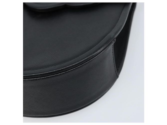 Borsa a Spalla in Pelle Nera e Oro Auth fm5171 di SAINT LAURENT Nero D'oro - vista 9