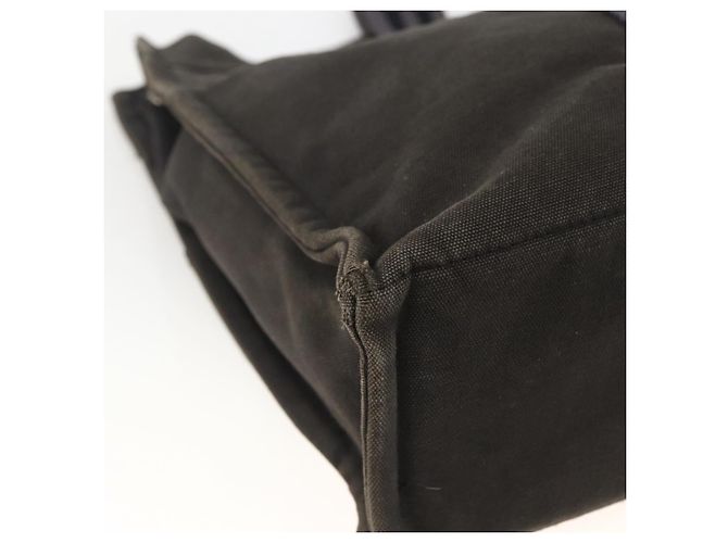 Hermès HERMES Fourre Tout MM Borsa Tote Canvas Nera Auth 174096 Nero - vista 14