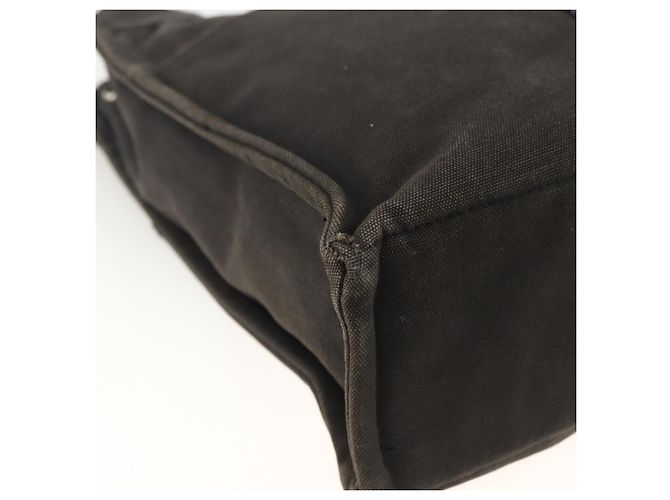 Hermès HERMES Fourre Tout MM Borsa Tote Canvas Nera Auth 174096 Nero - vista 16