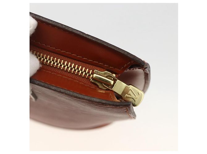 LOUIS VUITTON Borsa a Mano Epi Saint Jacques Marrone M52263 LV Auth ep13637 - vista 10