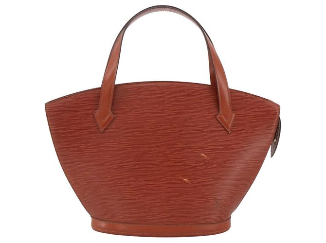 LOUIS VUITTON Borsa a Mano Epi Saint Jacques Marrone M52263 LV Auth ep13637 - vista 13