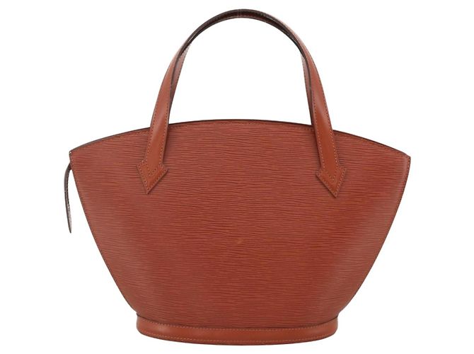 LOUIS VUITTON Borsa a Mano Epi Saint Jacques Marrone M52263 LV Auth ep13637 - vista 2
