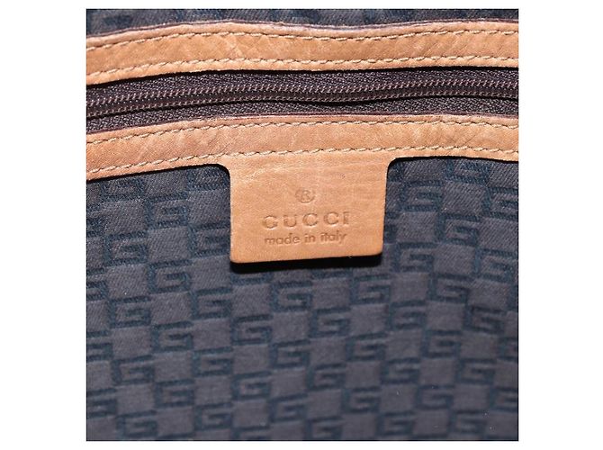 Borsa a Spalla GUCCI in Tela Beige Argento 109210 Auth bs33831 - vista 18