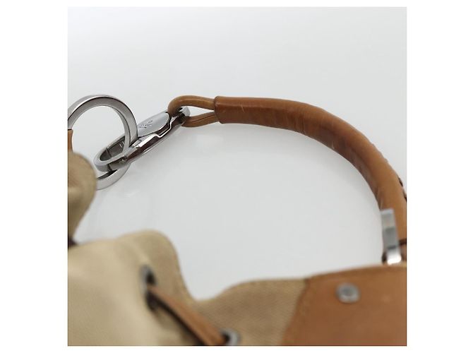 Borsa a Spalla GUCCI in Tela Beige Argento 109210 Auth bs33831 - vista 8