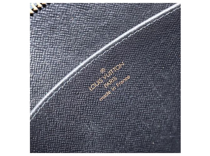 LOUIS VUITTON Pochette Uomo Epi Borsa Clutch Nera M52522 LV Auth LNZ204 Nero - vista 17
