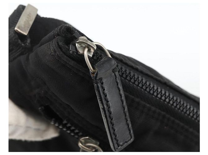 FENDI Zucca Canvas Schultertasche Schwarz Silber Auth 166831 - Ansicht 10