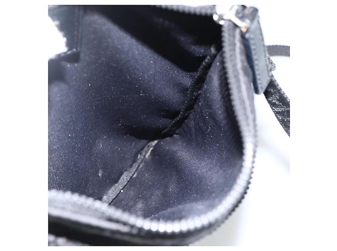 FENDI Zucca Canvas Schultertasche Schwarz Silber Auth 166831 - Ansicht 19