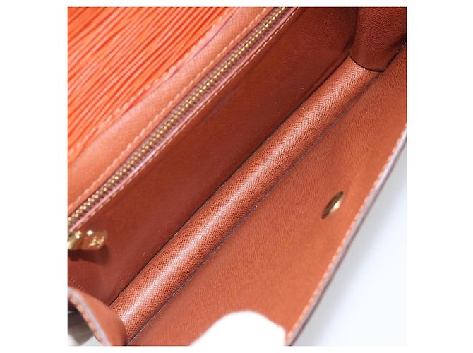 LOUIS VUITTON Clutch Montaigne 23 Epi Marrone M52663 LV Auth bs33790 - vista 10