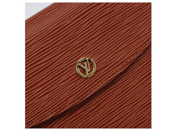 LOUIS VUITTON Clutch Montaigne 23 Epi Marrone M52663 LV Auth bs33790 - vista 17