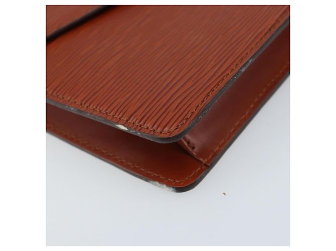 LOUIS VUITTON Clutch Montaigne 23 Epi Marrone M52663 LV Auth bs33790 - vista 7