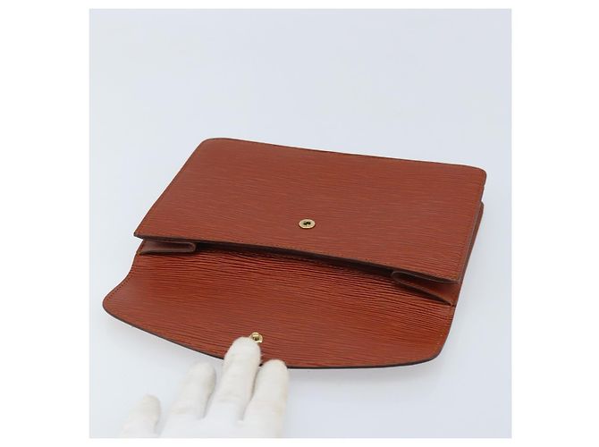 LOUIS VUITTON Clutch Montaigne 23 Epi Marrone M52663 LV Auth bs33790 - vista 8