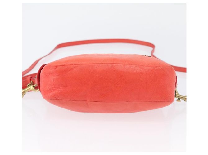 Chloé Chloe Schultertasche Leder 2-in-1 Rot Gold Auth BA10876 Golden - Ansicht 5