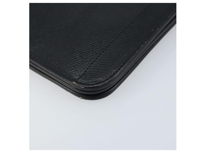 Borsa a spalla con catena Christian Dior in pelle nera e oro Auth ka3037 Nero D'oro - vista 14