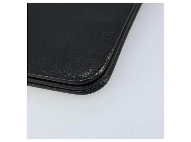 Borsa a spalla con catena Christian Dior in pelle nera e oro Auth ka3037 Nero D'oro - vista 15