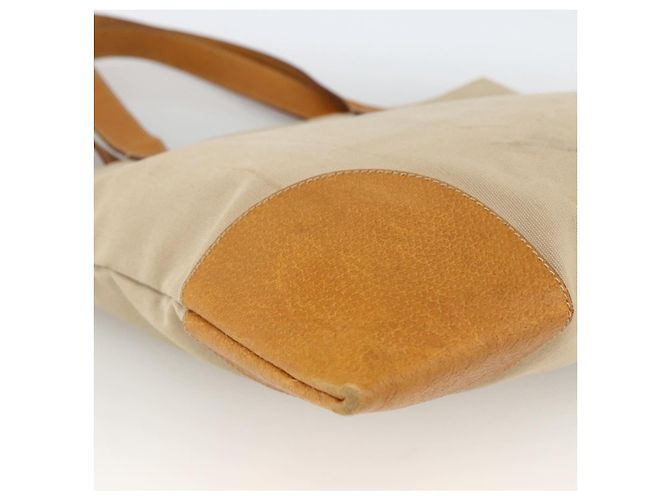 PRADA Tote Bag aus Canvas Beige Silber Authentisch bs33740 - Ansicht 16