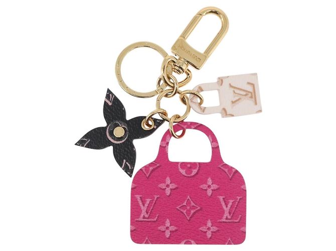LOUIS VUITTON Monogram Schlüsselanhänger Illustrious Alma Charm Rosa M00838 Auth ARZ478M Pink Monogramm - Ansicht 13