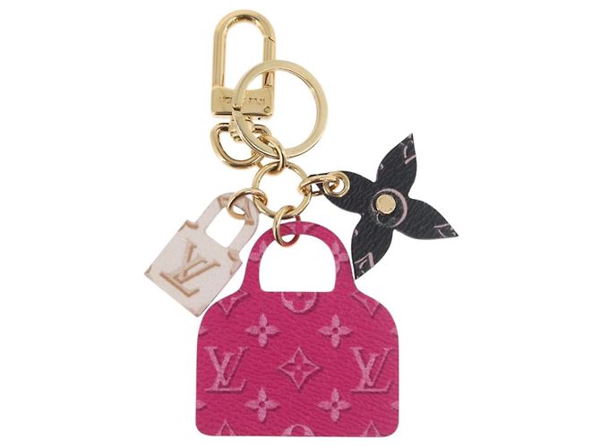 LOUIS VUITTON Monogram Schlüsselanhänger Illustrious Alma Charm Rosa M00838 Auth ARZ478M Pink Monogramm - Ansicht 7