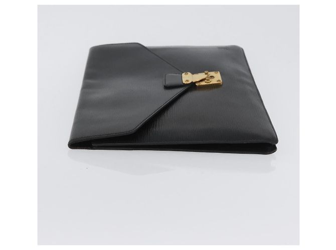 LOUIS VUITTON Epi Porta Documenti Sénatur Briefcase Nera M54452 Auth 172361 Nero - vista 4
